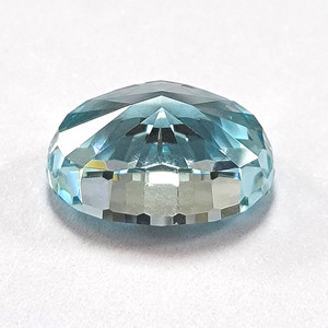 Circonia Cúbica Sintética de Color Paraíba, Corte Ovalado Brillante, Corte Hielo Triturado, Piedra Suelta - Product Image 4