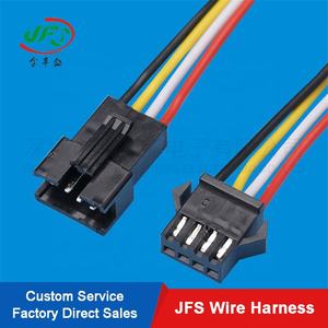 Oem/Odm 와이어 하네스 Dt Jst 커넥터 2 핀 20 게이지 Jst SM 3 핀 수 암 커넥터 - Product Image 2