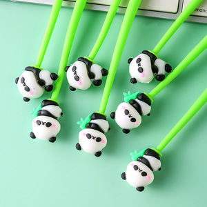 Stylo Shaker Autonomie Panda Mignon 0,35 mm, Coque en Plastique, Design Cartoon, pour Étudiants et Bureau - Product Image 1