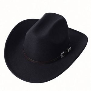 Sombreros Vaqueros Negros de Texas para Mujer, Estilo 2022, al por Mayor, para Adultos, Casuales, para Viajes y Actividades al Aire Libre, con Bordado 3D - Product Image 6