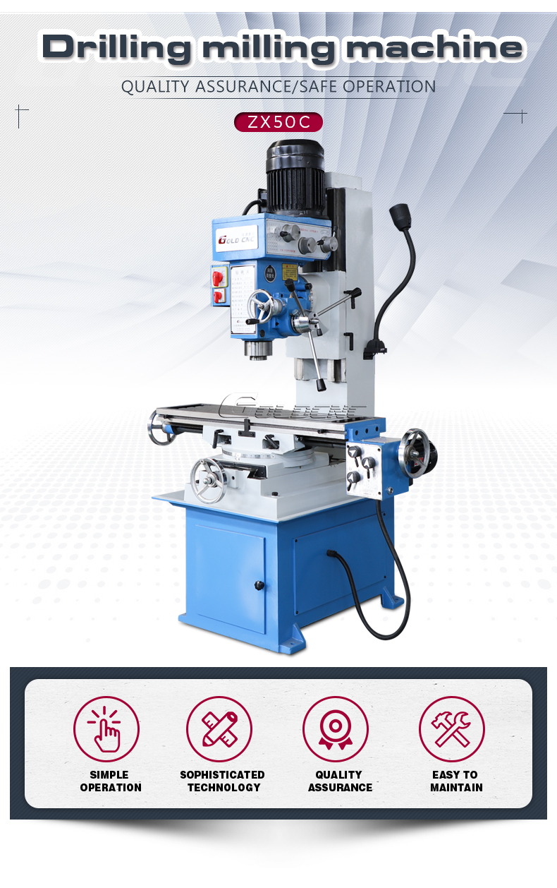 ZX50C Milling Drilling Machine - High-Accuracy & Versatility