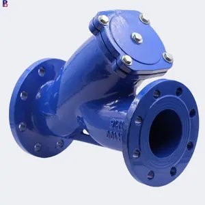 Chinese manufacturer factory supply PN16 DN100 DN200 Ductile iron body stainless steel net Y-filter