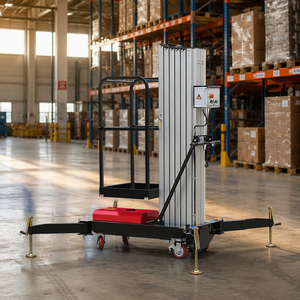 Nuevo Elevador de Personal de Aluminio 2026 de 6m, 8m, 9m, 10m, 12m, 150kg, 250kg, Mástil Móvil, Servicio Personalizado - Product Image 2