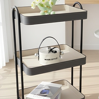 Table basse noire en bois et acier inoxydable, design moderne doré, avec rangement latéral, personnalisable, livraison rapide, pour commandes en gros, décorative
