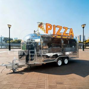 Equipo de venta de aperitivos callejeros para uso comercial, calentador personalizado, camiones de comida rápida, carrito de remolque - Product Image 1