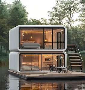 Red eólica moderna, edificios residenciales populares al aire libre, gabinete Apple, casa prefabricada <span class=keywords><strong>de</strong></span> lujo, carcasa para teléfono móvil - Product Image 2