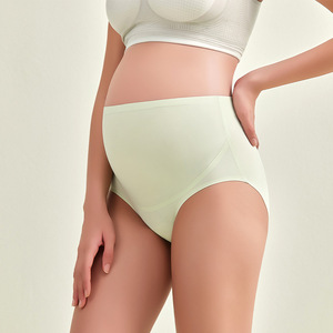 YIYI Pantaloncini Premaman a Vita Alta Taglie Forti, Senza Cuciture, Antibatterici, Elasticizzati e Morbidi, Mutandine Premaman - Product Image 4