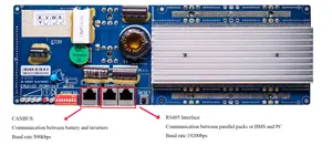 EU Stock Brand New Seplos BMS DIY Kit 16S 48V 200A RS485 CAN Communication BMS Built In Seplos BMS Kits DIY Box EU