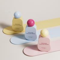 Nouvelle bouteille souple en PP de 50 ml moulée par soufflage avec bouchon à vis, imprimée à l'écran, contenant cosmétique vide pour fond de teint, crème, base et écran solaire