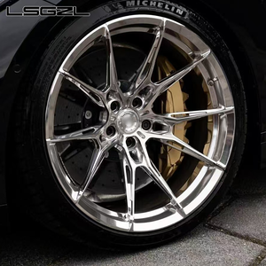 Oferta Especial: Llantas de Aleación Forjadas Personalizadas de Lujo de 19, 20 y 22 Pulgadas con Acabado Pulido y Diseño Cóncavo 5x114.3 5x130 5x120 5x112 para BMW, Audi, <span class=keywords><strong>Nissan</strong></span> <span class=keywords><strong>GTR</strong></span> - Product Image 4