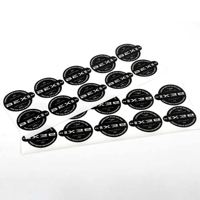 Custom PP Synthetic Paper Labels Waterproof Self Adhesive Roll Stickers Custom Logo
