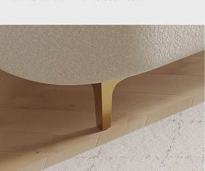 Sofá cama de toffee individual europeo para apartamento pequeño, diseño de concubina imperial mejorado, función reclinable, <span class=keywords><strong>Mini</strong></span> esponja para ropa - Product Image 4