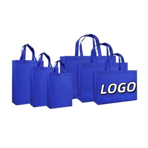 Sac de courses réutilisable écologique avec logo personnalisé, à soufflet, pour cadeaux de Noël, sac non tissé pour supermarché - Product Image 1