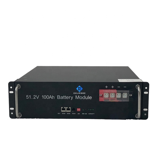 Exliporc New Arrival STOCK 5.12kwh Lithium Batteries Battery Pack 48v 51.2v Solar Home Energy Storage System