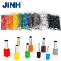E2508 Insulated aderendhülsen Cable Cord End Terminals 2.5mm Bootlace Pins 14AWG Insulated Crimp Bootlace Ferrule