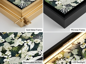 Arte Astratta in Metallo, Decorazione Murale in Stile Industriale Mid-Century, Dipinto Luminoso per Corridoi e Ingressi, Dimensioni Personalizzabili - Product Image 5