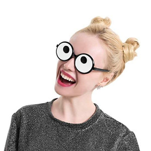 <b>Funny</b> <b>Glasses</b> Round Eye Ball Frames Halloween Party Photo Booth Props Costume Accessory - Product Image 1
