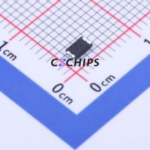 GT-TS024B-H0060-L3 Tactile Switch SMD,3x2mm Switch Single Pole Single Throw Round Button 2.5N Vertical Mount - Product Image 2