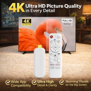 กล่องรับสัญญาณทีวี MAX 4K Smart Fire TV Stick ระบบ Android 14 ATV H313 รองรับ Dual Wifi บลูทูธ  โปรเซสเซอร์ Quad Core แรม 2GB/8GB หน่วยความจำ 16GB - Product Image 2