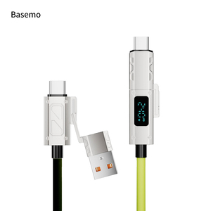 Hộp Basemo 240W Lần Ma Thuật 2M 4-Trong-1 Mùa Xuân Siêu Nhanh Sạc Cáp Dữ Liệu Cho Huawei Apple 8-16 - Product Image 2