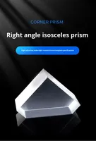 High Precision Optical Instrument 40 Degree Right Angle Isosceles Prism High Light Transmission Lens Direct From Manufacturer