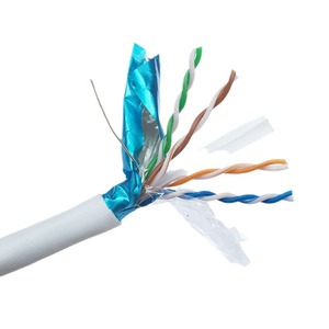 สายเคเบิลเครือข่าย Cat6 FTP ความยาว 305 เมตร ทองแดงแบบตีเกลียว 8 แกน ป้องกันสัญญาณรบกวนแบบชั้นเดียว - Product Image 4