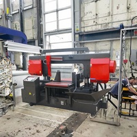 Scie à ruban horizontale et inclinée G400 avec tension hydraulique et moteur de 5,5 kW