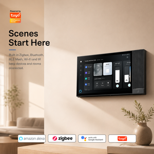 Panneau de commande tactile intelligent WiFi Zigbee Android 11 <span class=keywords><strong>Tuya</strong></span> 8 pouces avec écran tactile IPS et commande vocale Alexa pour hôtel et usage domestique - Product Image 1