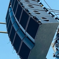 Sinbosen KA210 Sistema de Sonido Line Array Pasivo Profesional para DJ Conciertos Música Caja de Audio Grande de Doble Bocina de 10 Pulgadas para Exteriores