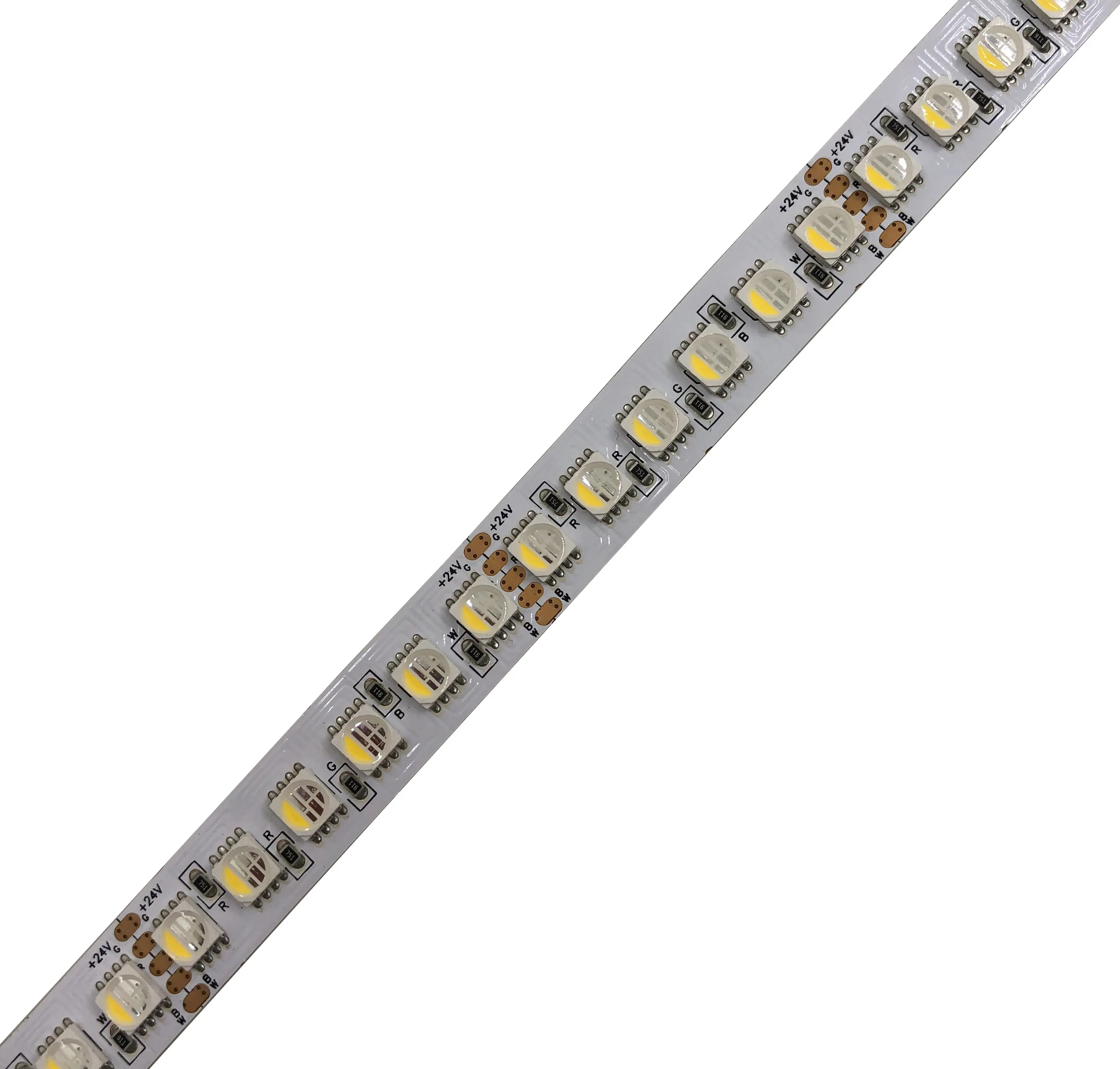UL Listed RGB Dual white 5050 LED Strip 24V 120leds/m RGBWW 5in1 LED Strip