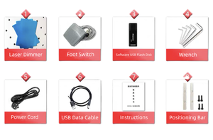 Máquina de Marcado Láser de Fibra Hualong Nueva de 20W con Control Refrigerado por Agua, Compatible con Formatos DXF/BMP/AI para Grabado en Metal - Product Image 4