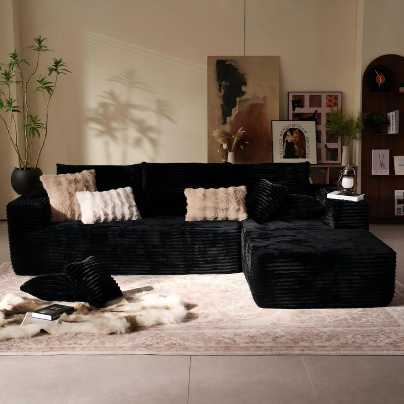 Chaise longue noire (côté droit)