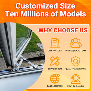 Cửa sổ bằng thép không gỉ chắc chắn và đáng tin cậy được thiết kế để chịu được sử dụng nhiều cung cấp định vị cửa sổ an toàn - Product Image 4