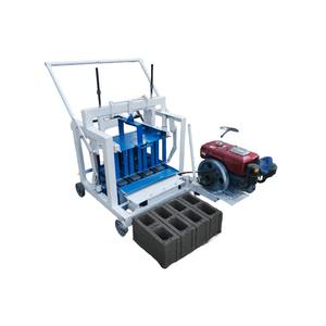 2-45 Diesel <strong>Brick</strong> <strong>Machine</strong>. Making 400-150-200mm (LWH) Four Blocks. Factory <strong>Price</strong> Concrete Block <strong>Machine</strong> - Product Image 1