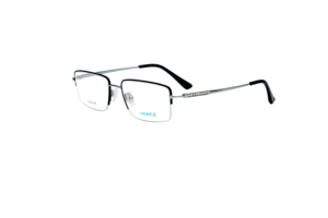 Superovo unisex kinh doanh phong cách nửa-khung Titanium Kính mắt khung kim cương thiết lập quá trình Trọng lượng nhẹ cho đọc sách hàng ngày - Product Image 5