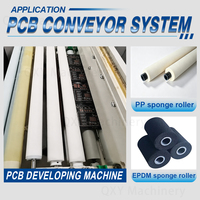Rouleaux en éponge EPDM avec noyau en PVC pour lignes de nettoyage de circuits imprimés, haute absorption, drainage rapide, résistance aux acides et aux alcalis, et personnalisation