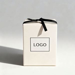 Luxury High-End Customized Logo Waterproof Matt <b>Lamination</b> Embossing Candle Packaging Box Folders Glass - Product Image 2