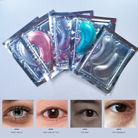 Patchs Hydrogel Collagène Scintillants Multicolores OEM pour les Yeux – Éclaircissants, Anti-Cernes, Anti-Poches, Raffermissants, Véganes – Masque Sous les Yeux en Gros