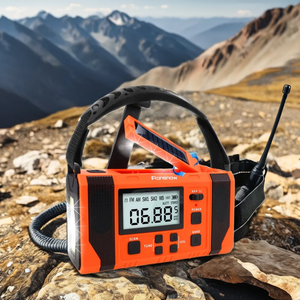 Oemポータブル10000Mah緊急無線ソーラーハンドクランクNoodradio災害地震サバイバルキットソーラー懐中電灯付き - Product Image 4