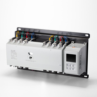 EAST EQ3NMB 125/4P Commutateur de transfert automatique de niveau PC ATS 80A 120kA IP20 Commutateur de commutation de source double avec contrôleur LCD externe