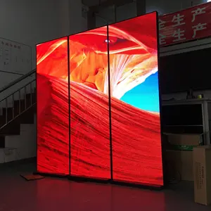 Полноцветный зеркальный водонепроницаемый рекламный настенный светодиодный экран со светодиодным дисплеем