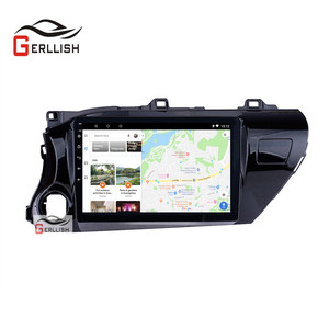 Gerllish עבור טויוטה <span class=keywords><strong>Hilux</strong></span> 2016-2018 LHD רכב סטריאו מולטימדיה נגן וידאו GPS ניווט אנדרואיד לא 2DIN DVD - Product Image 2
