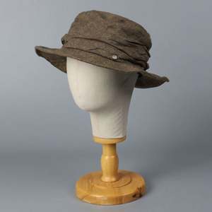 Nouvel Arrivage Chapeau Bob Unisexe Vintage en Lin de Haute Qualité, Protection Solaire Extérieure, à Calotte Plate et Nœud Tendance - Product Image 3