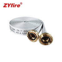 Tuyau de lutte contre l'incendie en toile ZYfire Layflat pour équipement et accessoire de lutte contre l'incendie essentiel marin