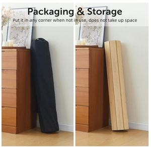 Pista de Baile Portátil de Madera de Bambú Personalizada para Cualquier Superficie con Bolsa de Almacenamiento, Tapete de Baile Sólido para Flamenco - Product Image 5
