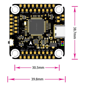 Placa de Control de Vuelo F405 V3 al por Mayor con 3 Puertos UART Sbus, Componente Ligero para Drones Agrícolas de Pulverización DIY - Product Image 3