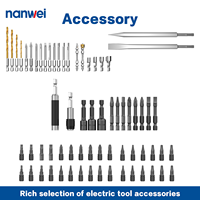 Perceuse électrique sans fil NANWEI, tournevis portatif sans fil, perceuse électrique sans fil, outil électrique, ensemble d'outils électriques