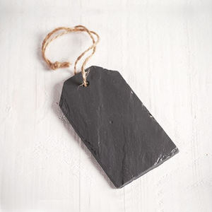 Fournitures d'artisanat en pierre naturelle de haute qualité en gros avec impression UV et 3 couleurs pour les étiquettes de plaque en pierre pour bouteille de vin - Product Image 2