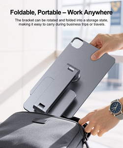 Multi-angolo portatile in lega di alluminio Wireless ricarica <span class=keywords><strong>iPad</strong></span> supporto magnetico 360 rotante Design pieghevole per <span class=keywords><strong>iPad</strong></span> Pro 13 pollici - Product Image 5