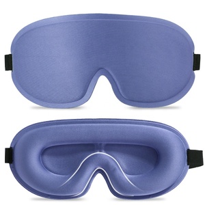 Masque de sommeil 3D personnalisé avec logo pour hommes et femmes, masque <span class=keywords><strong>contour</strong></span> 3D ergonomique pour les yeux, cache-yeux pour extensions de cils, masque de sommeil pour dormir - Product Image 1